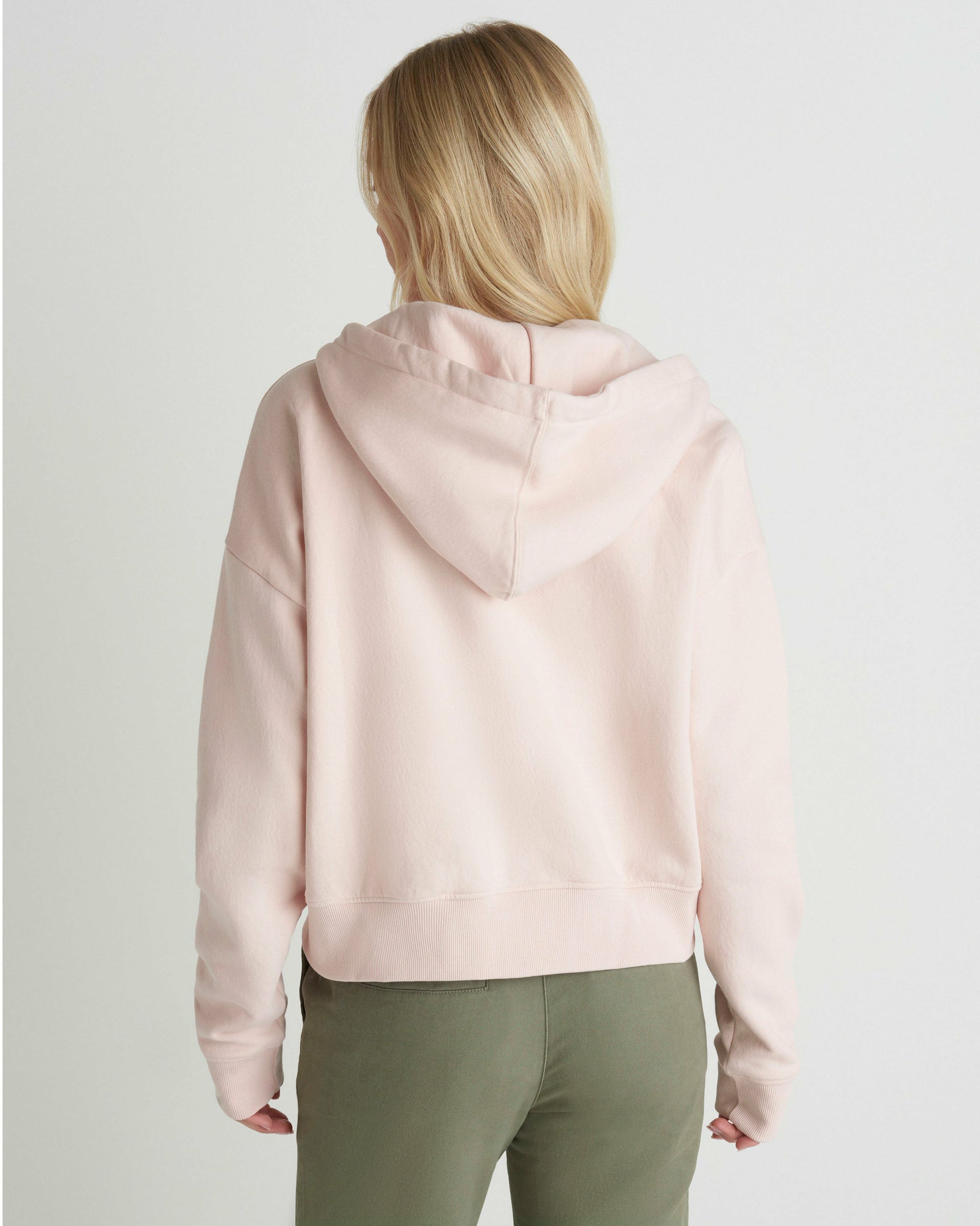 Shell Yeah Crop Zip Hoodie | Hurley - Seashell Pink