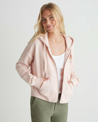 Shell Yeah Crop Zip Hoodie | Hurley - Seashell Pink