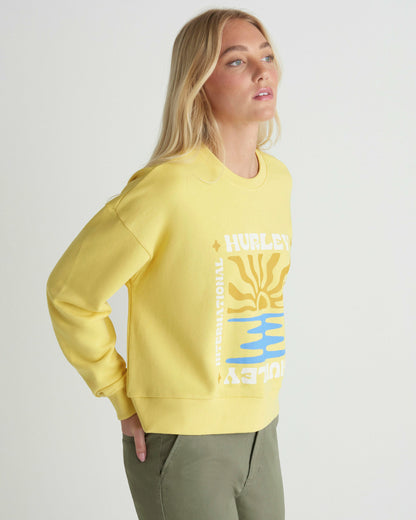 Living Peace Boxy Crew | Hurley - Dandelion