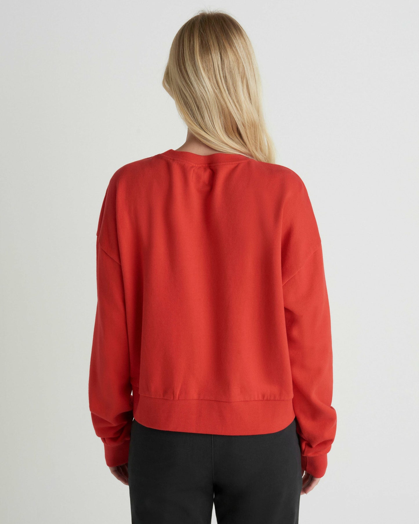 Leisure Club Boxy Crew Sweatshirt | Hurley - Float Red