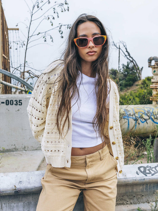 Charming Cardigan | Hurley - Off White