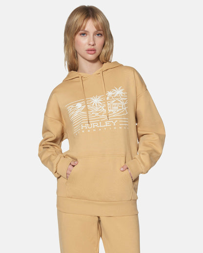 Maui Oversized Hoodie | Hurley - Tan