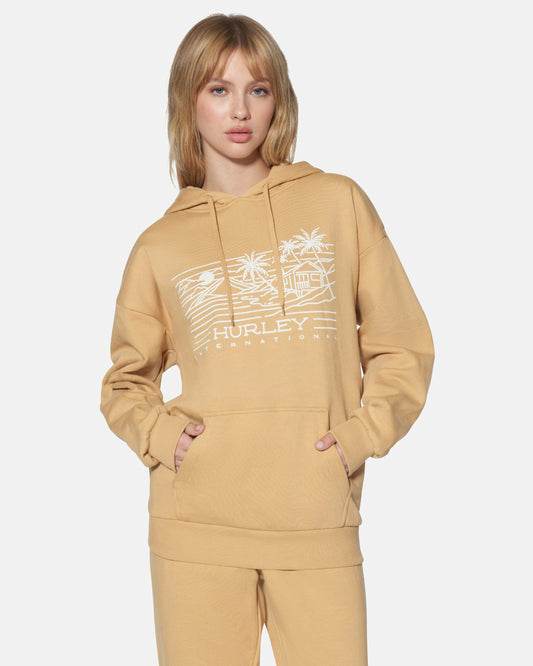 Maui Oversized Hoodie | Hurley - Tan