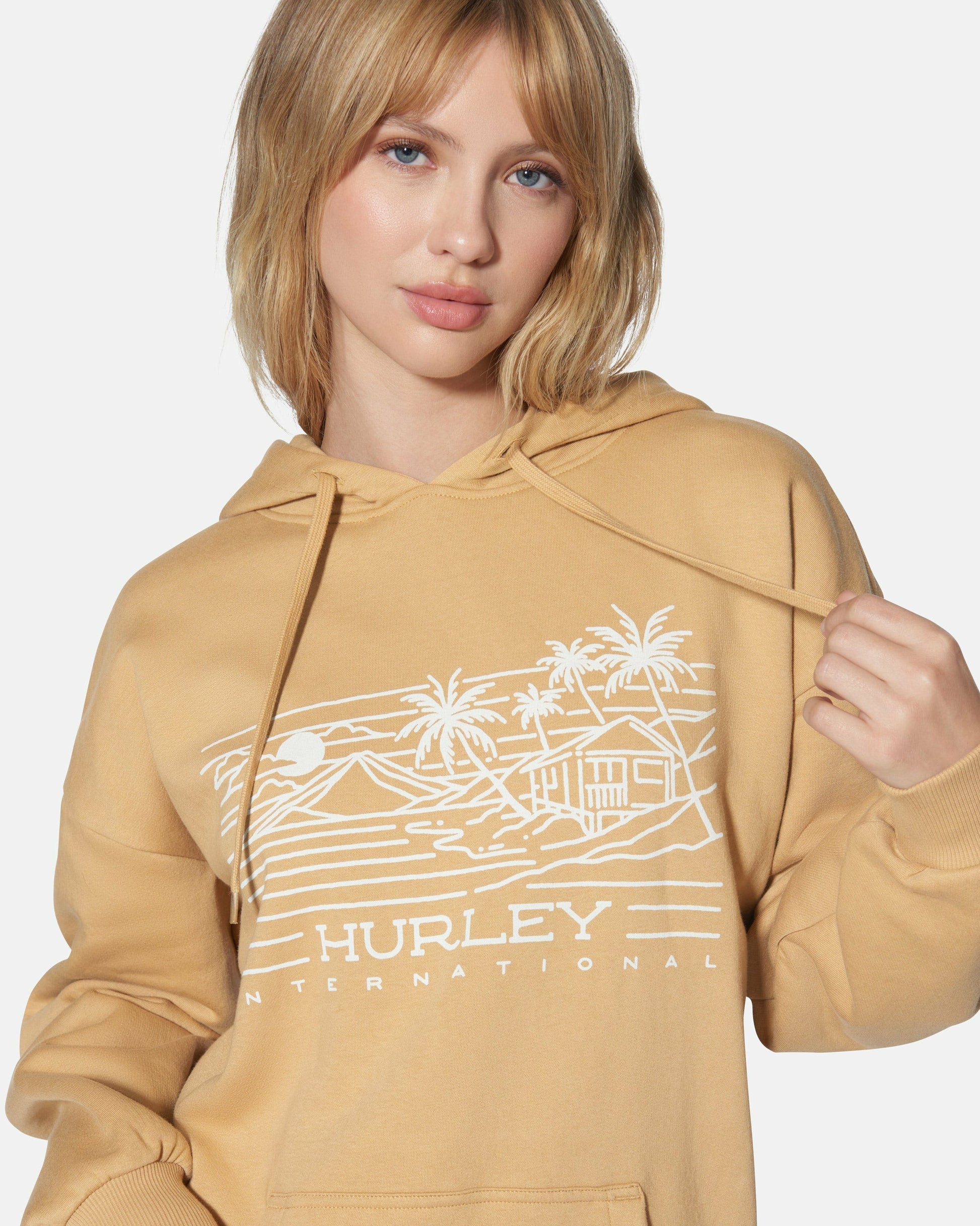 Maui Oversized Hoodie | Hurley - Tan