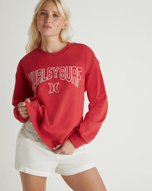 Collegiate Crew | Hurley - Rococco Red