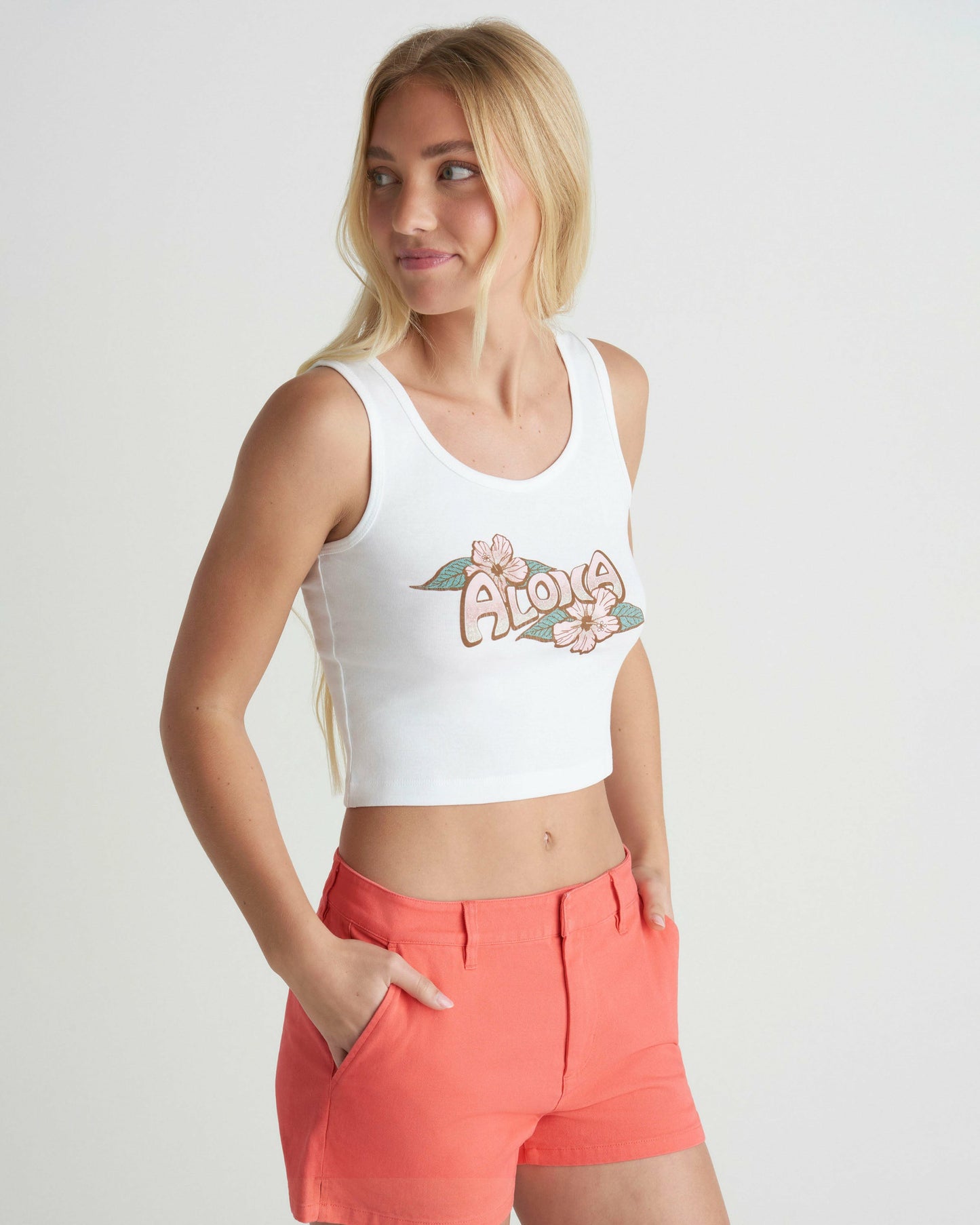 Rider Short | Hurley - Coral Blossom