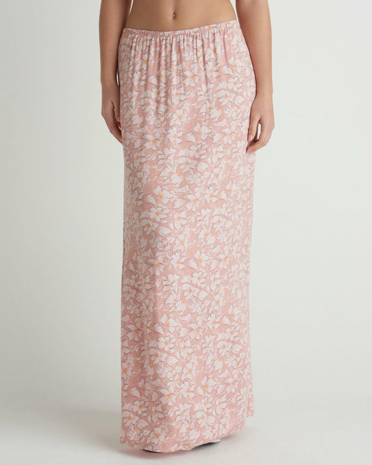 Beachcomber Maxi Skirt | Hurley - Rose Tan