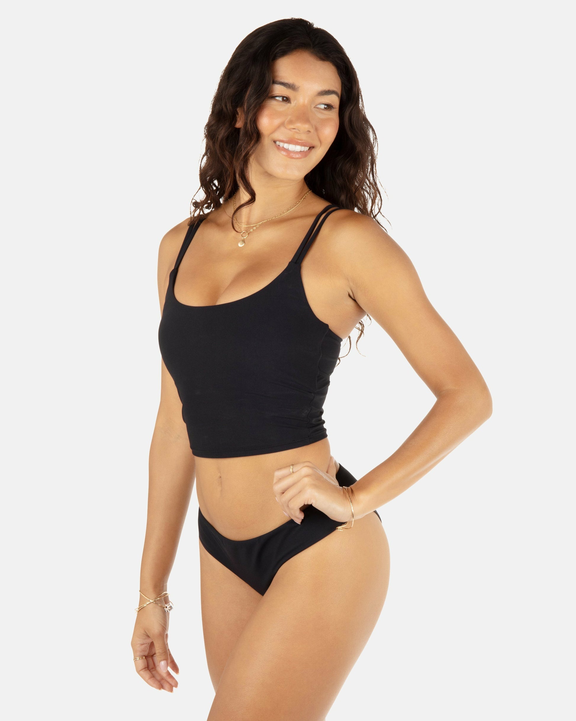 Max Solid Tankini | Hurley - Black