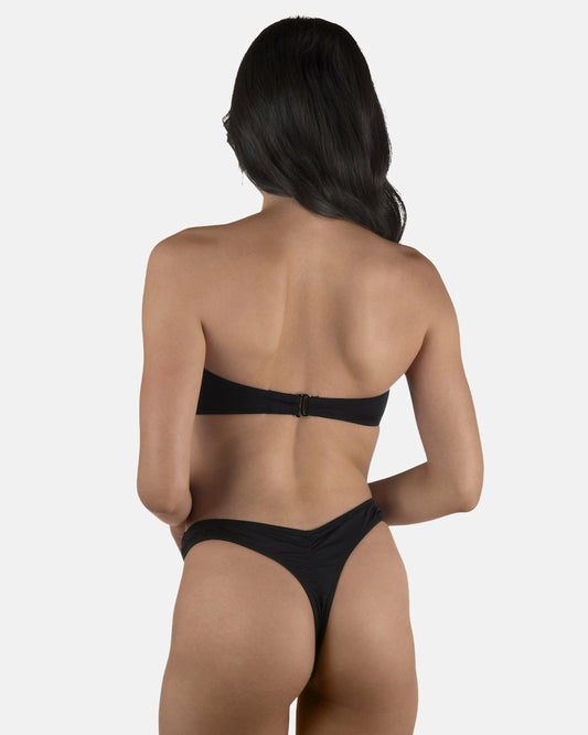 Solid Tanga Bottom | Hurley - Black