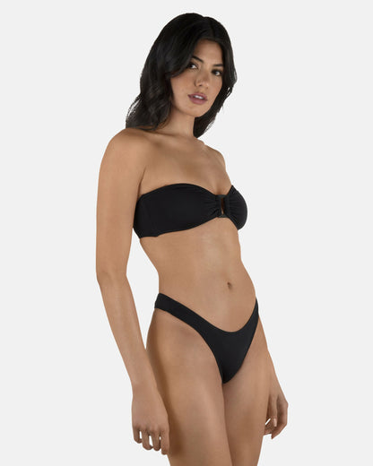 Solid Tanga Bottom | Hurley - Black