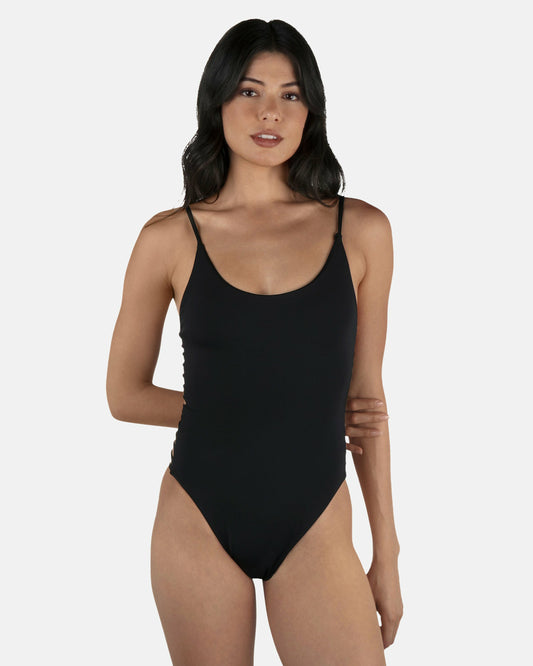 Solid Moderate One Piece | Hurley - Black