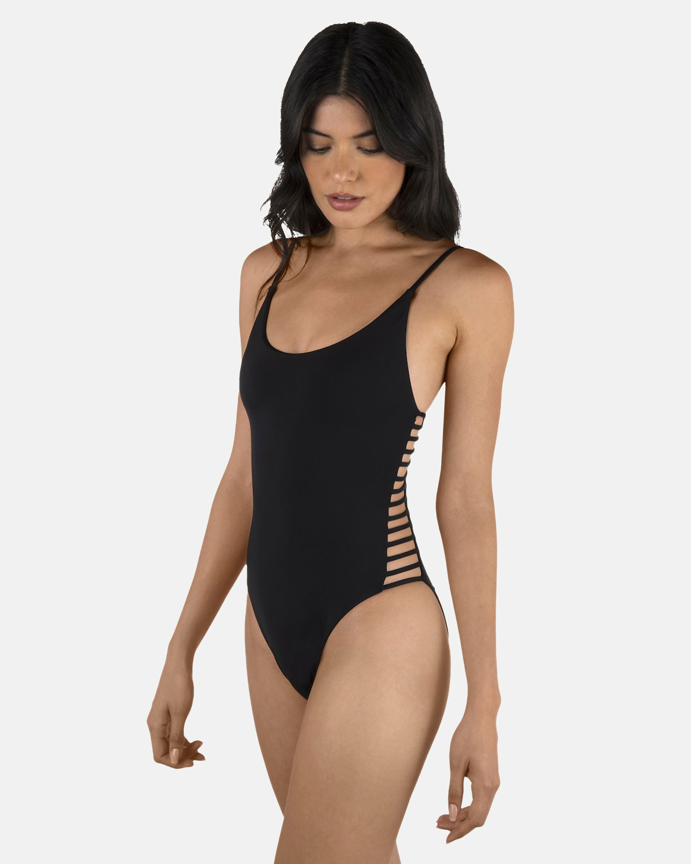 Solid Moderate One Piece | Hurley - Black