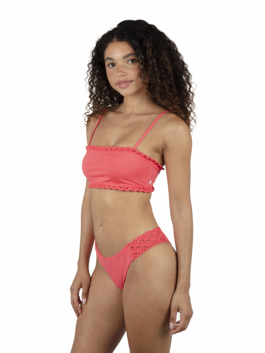 Macrame Cheeky Hipster Bikini Bottom | Hurley - Poppy