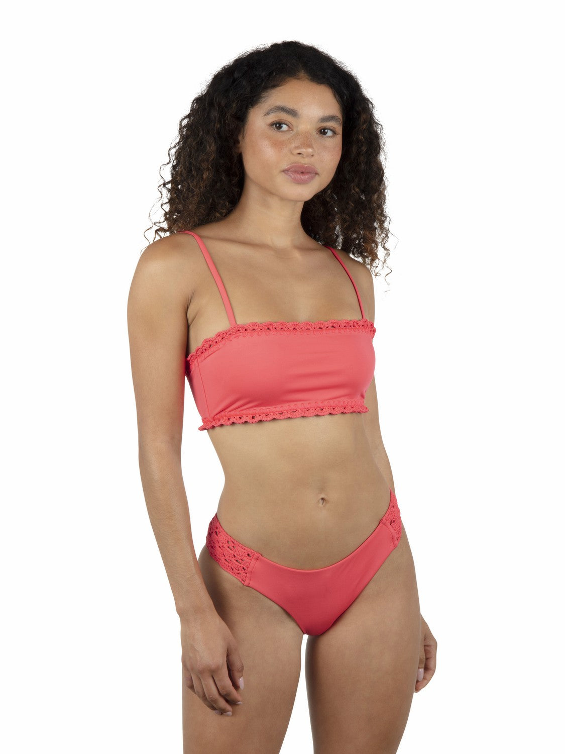 Macrame Cheeky Hipster Bikini Bottom | Hurley - Poppy