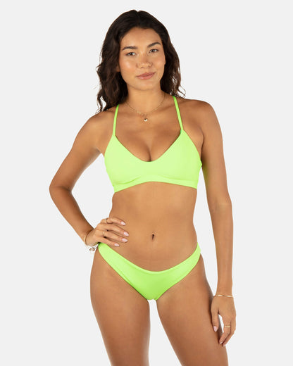 Solid Adjustable Bikini Top | Hurley - Key Lime/Grass Green