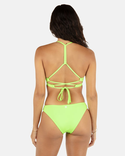 Solid Adjustable Bikini Top | Hurley - Key Lime/Grass Green