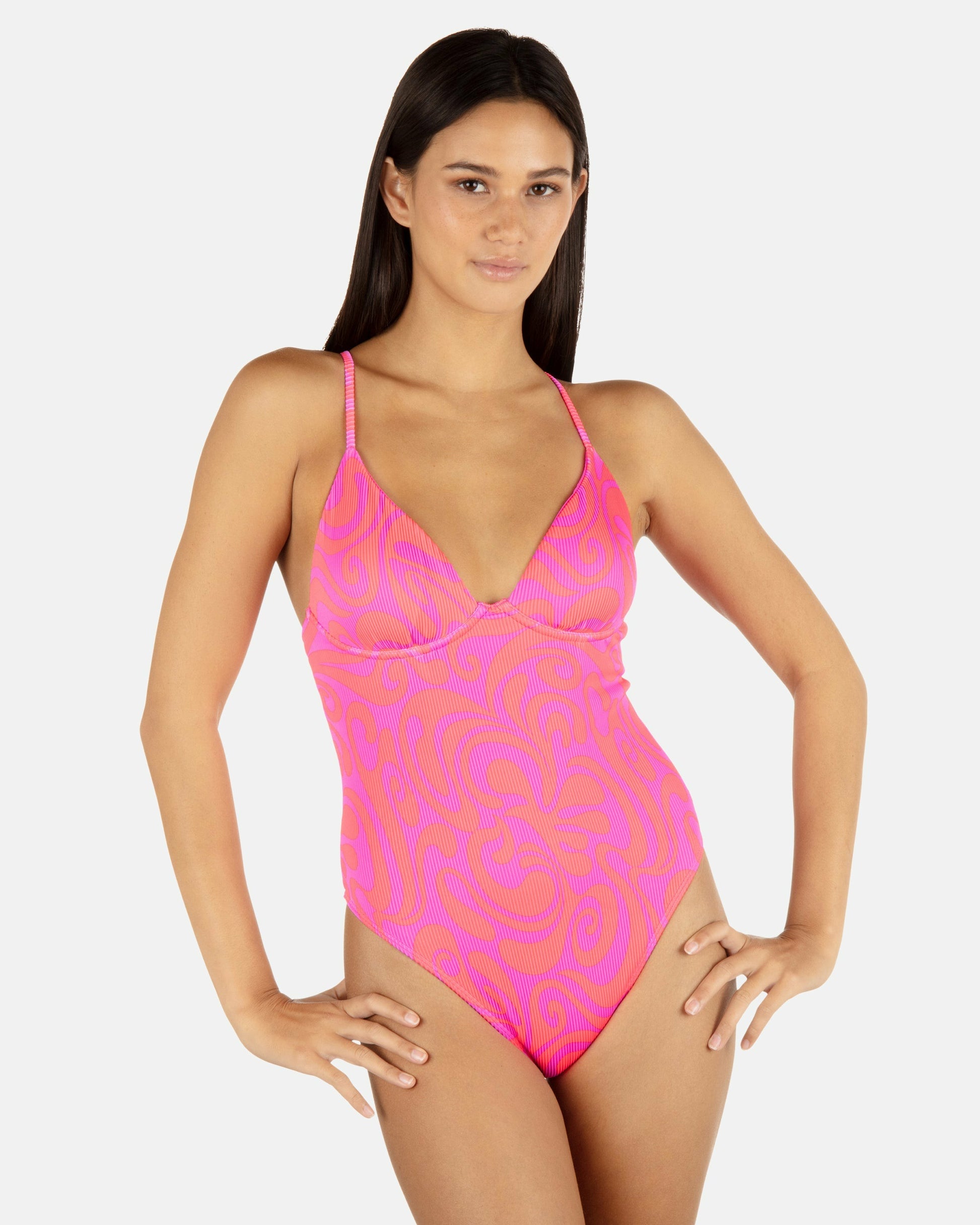 Trip Hop Moderate One Piece | Hurley - Maraschino