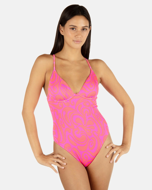 Trip Hop Moderate One Piece | Hurley - Maraschino