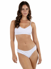 Amphora Bralette Bikini Top | Hurley - White
