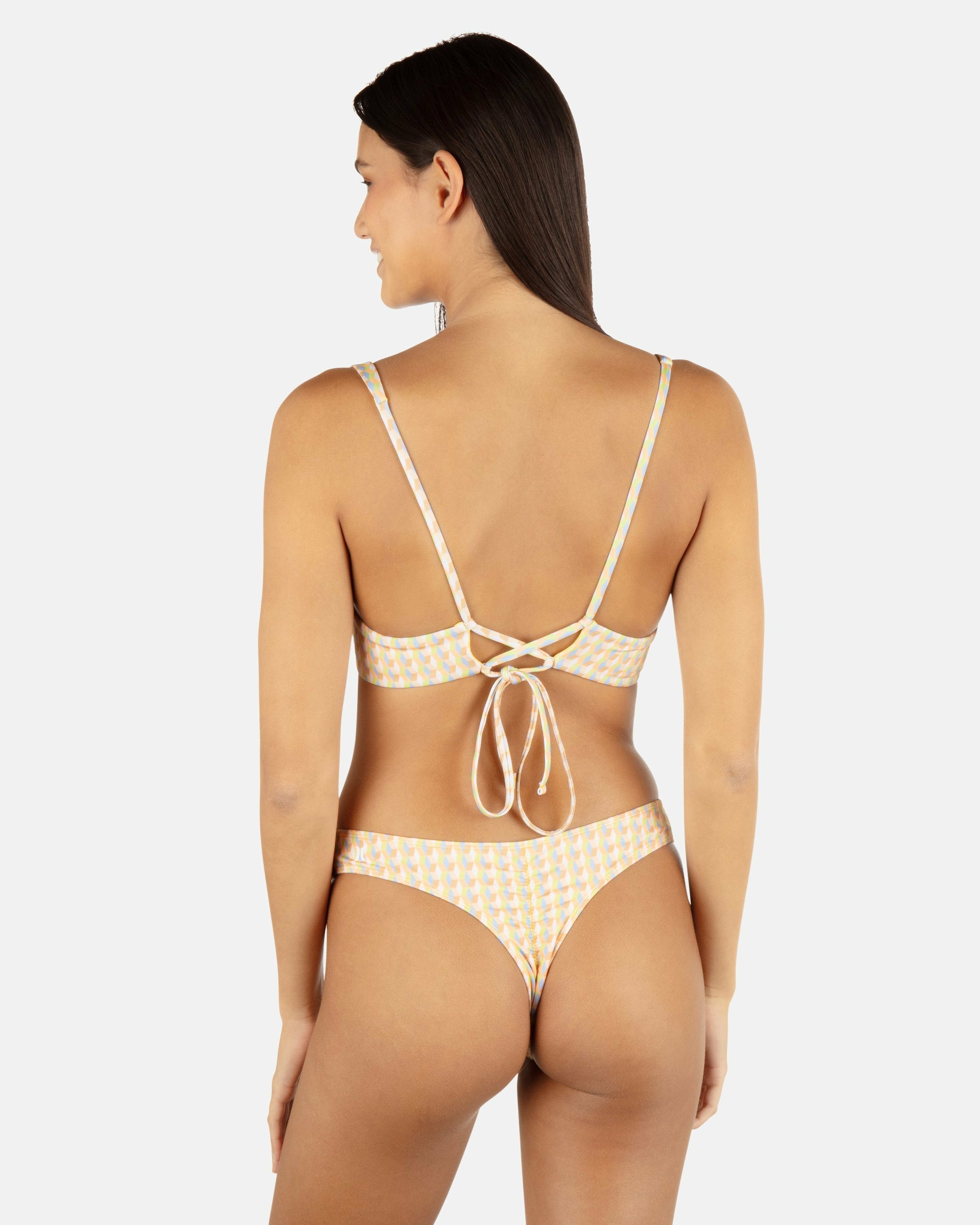 Retro Geo Underwire Bralette | Hurley - Chartreuse
