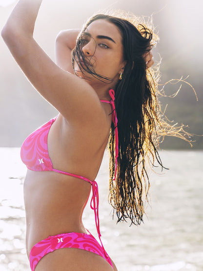 Trip Hop Ring Triangle Bikini Top | Hurley - Maraschino