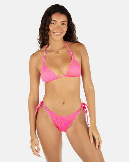 Trip Hop Ring Triangle Bikini Top | Hurley - Maraschino