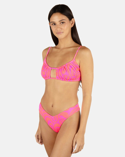 Trip Hop Scoop Front Bralette | Hurley - Maraschino