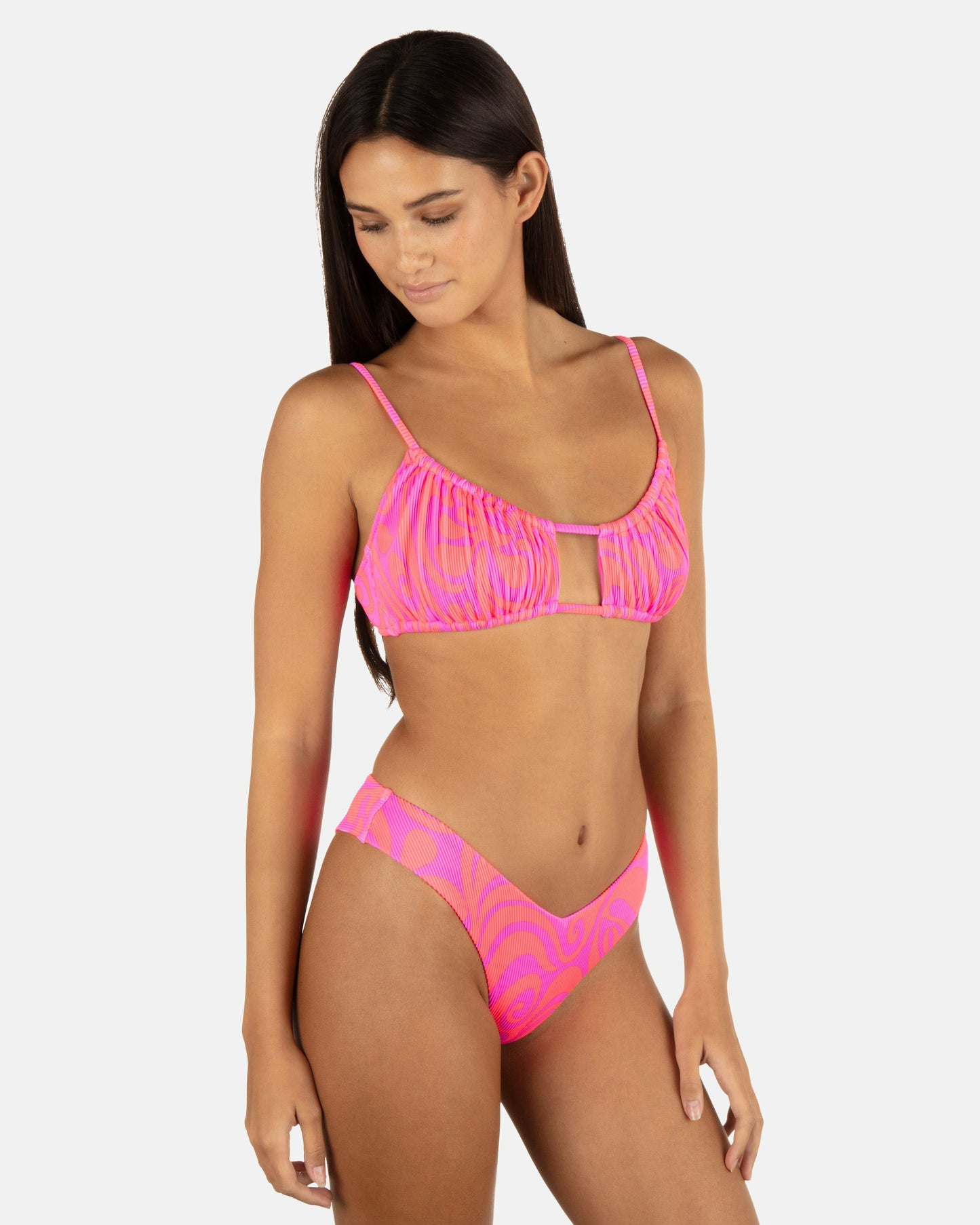 Trip Hop Scoop Front Bralette | Hurley - Maraschino