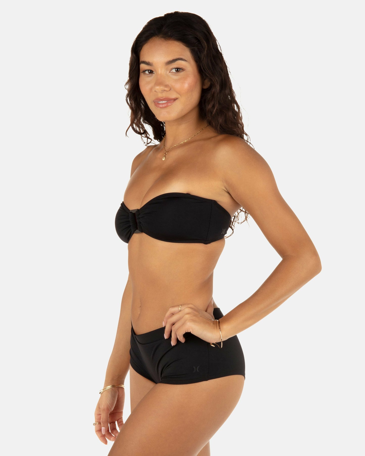 Solid Ring Bandeau | Hurley - Black