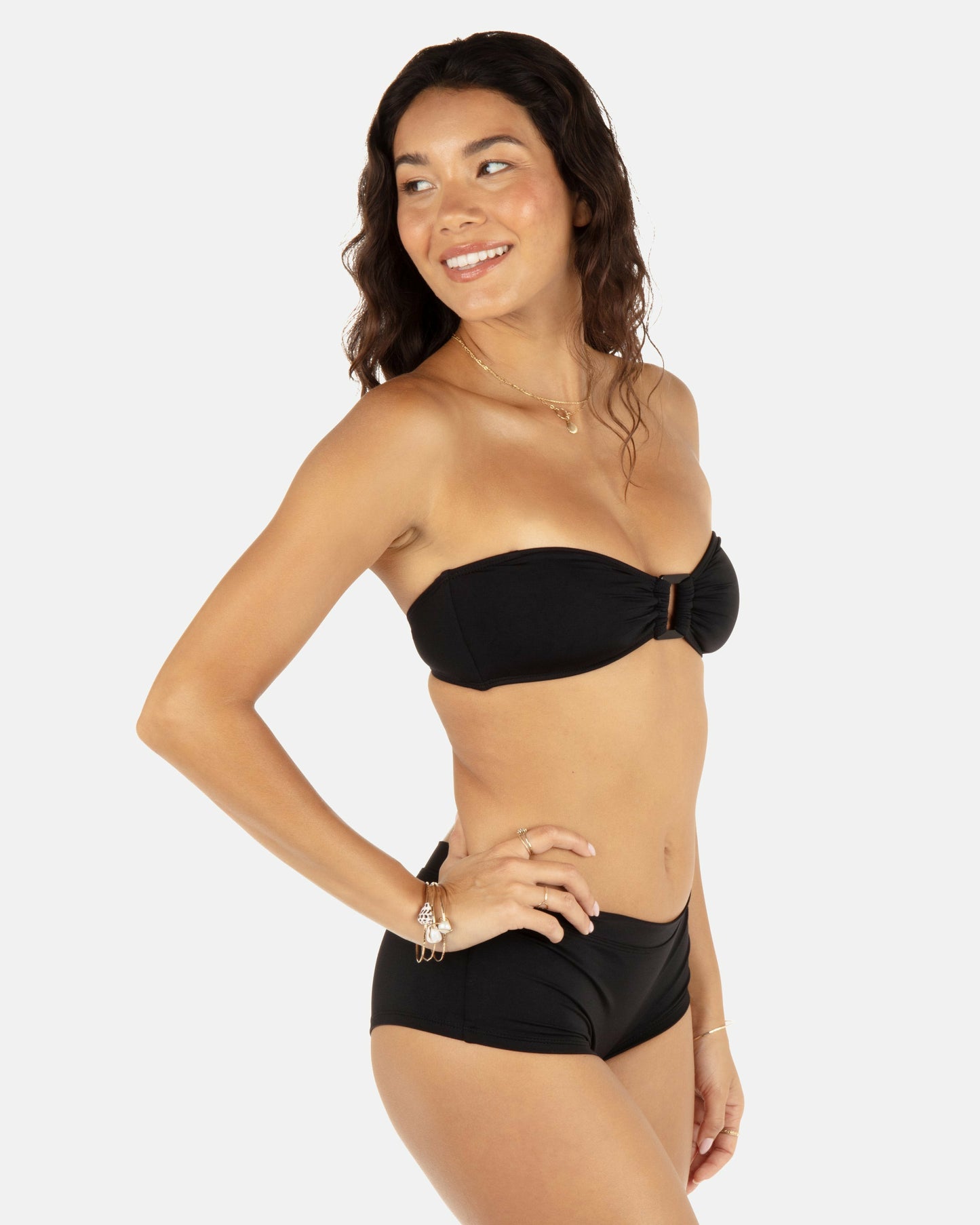 Solid Ring Bandeau | Hurley - Black