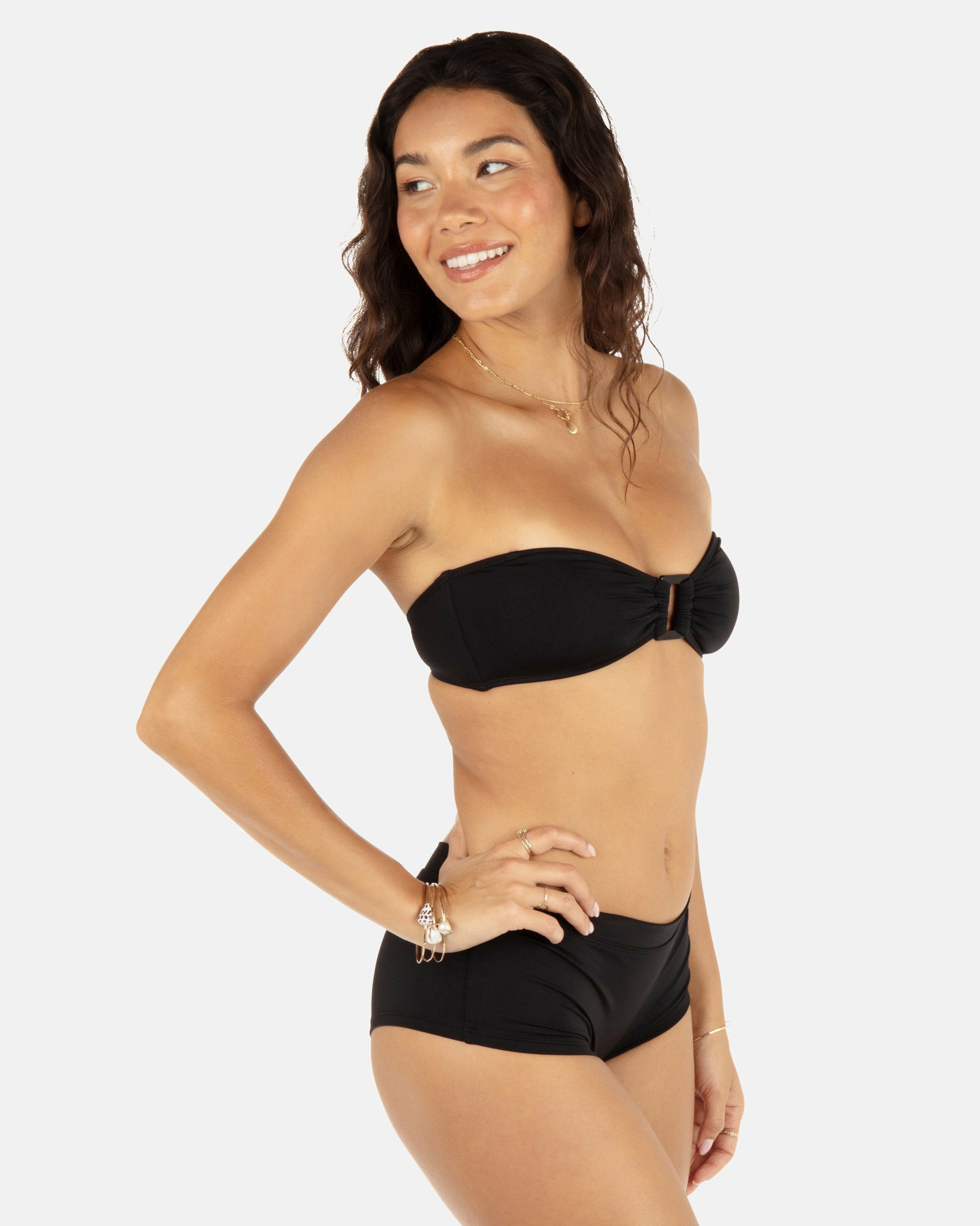 Solid Ring Bandeau | Hurley - Black
