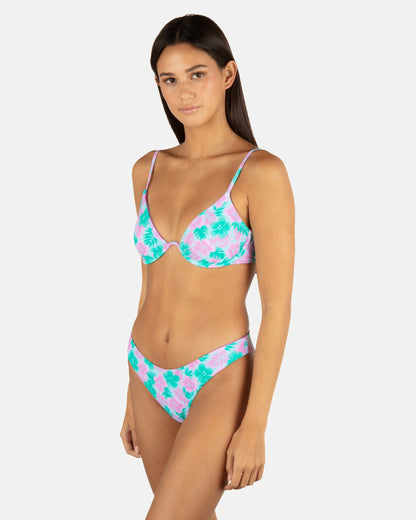 Lani Floral Underwire Bra | Hurley - Teal