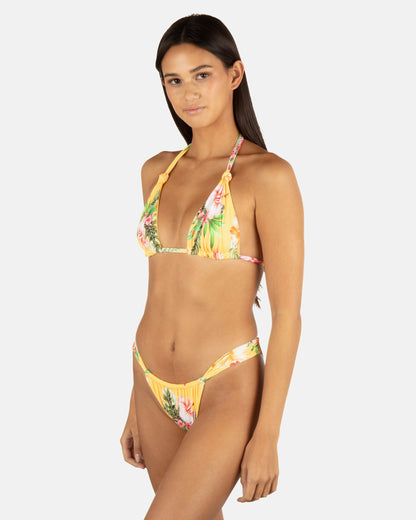 Malia Soft Tie Triangle Bikini Top | Hurley - Sorbet