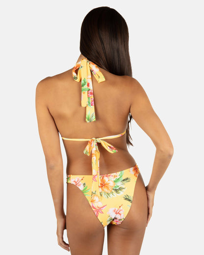 Malia Front Slide Cheeky Bikini Bottom | Hurley - Sorbet