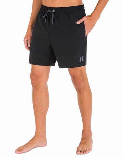 One And Only Solid Volley Boardshort 17" | Hurley - Black