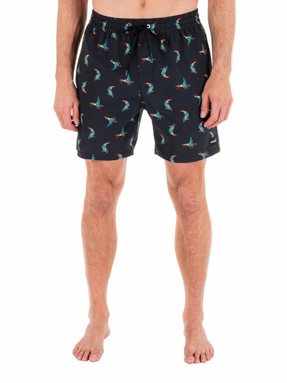 Cannonball Volley Boardshort 17" | Hurley - Black Tonal