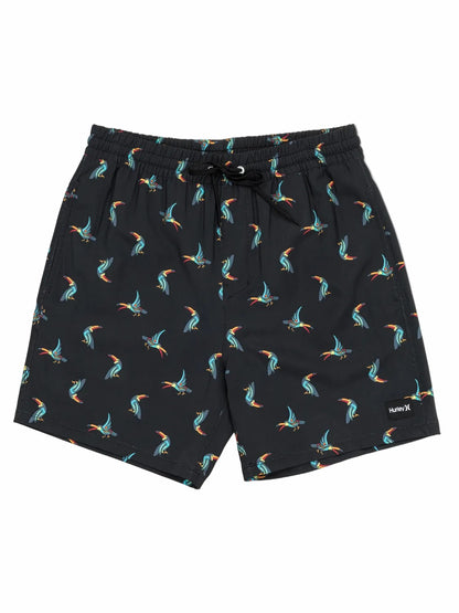 Cannonball Volley Boardshort 17" | Hurley - Black Tonal