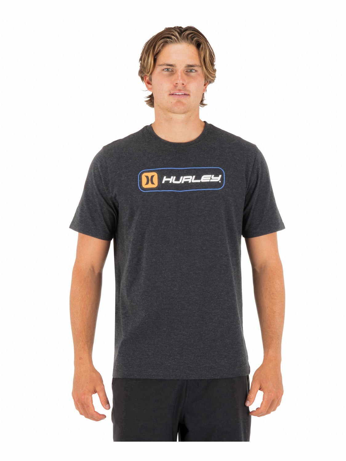 Inlined Slub Short Sleeve | Hurley - Black Heather