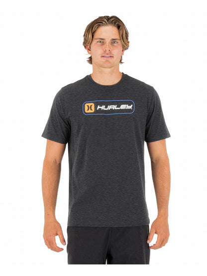 Inlined Slub Short Sleeve | Hurley - Black Heather