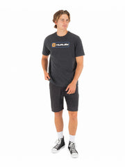 Inlined Slub Short Sleeve | Hurley - Black Heather