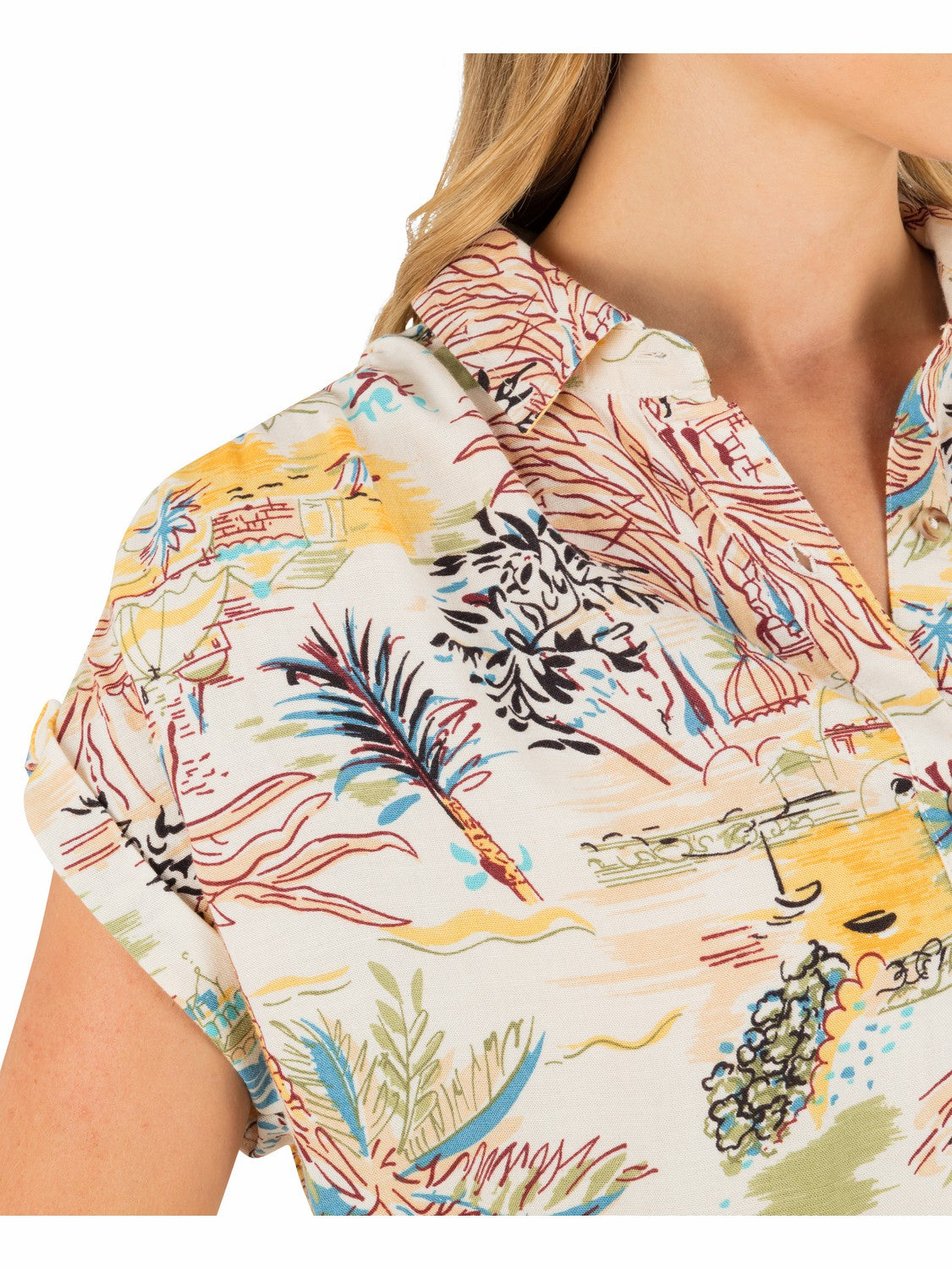 Safari Scenic Short Sleeve | Hurley - Off White
