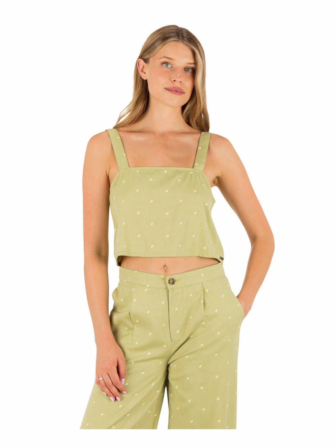Wavy Dot Tank | Hurley - Fern