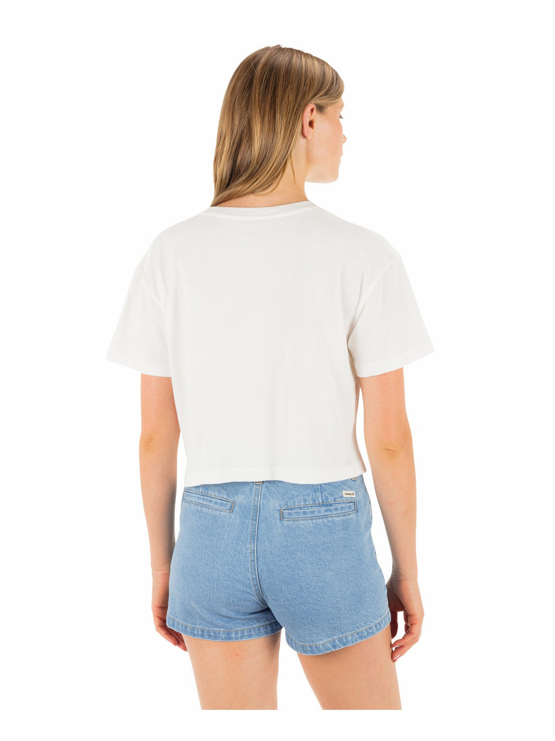 Surf Days Boxy Crop Tee | Hurley - Tofu
